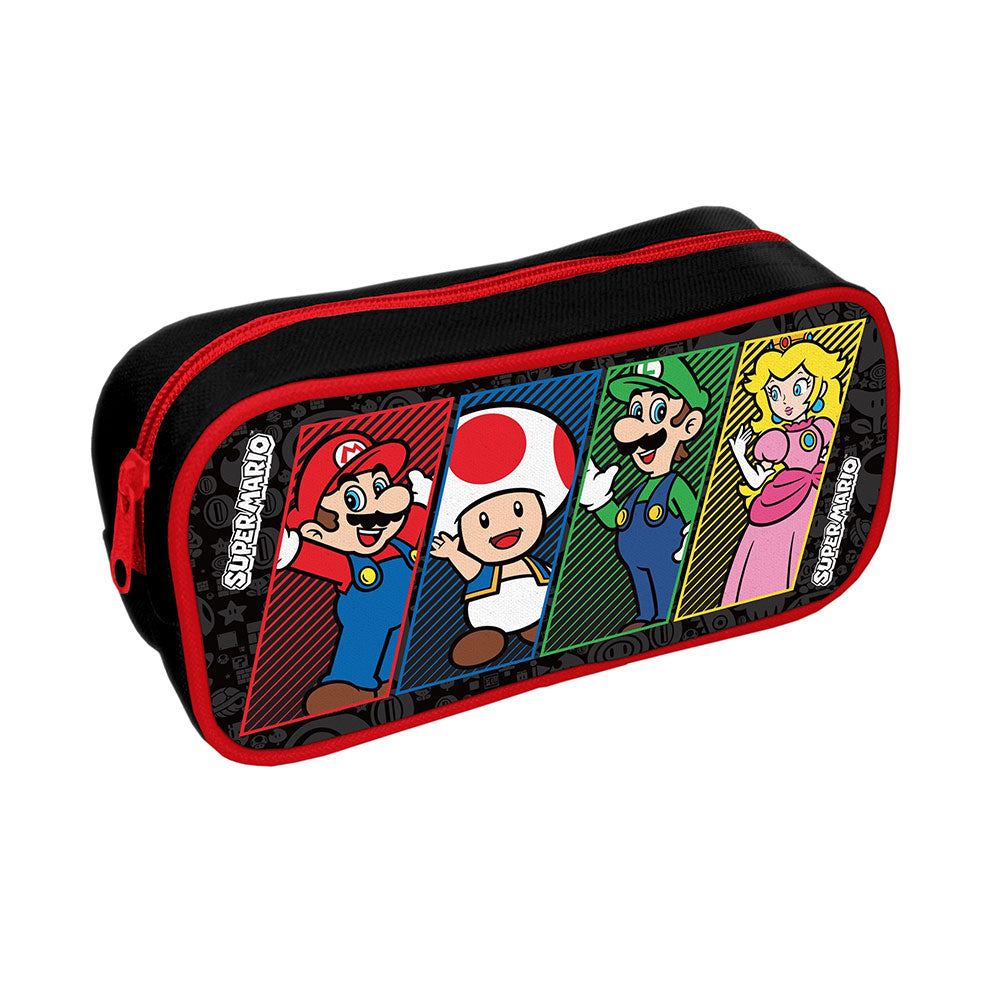 Super Mario 4-Colour Rectangle Pencil Case