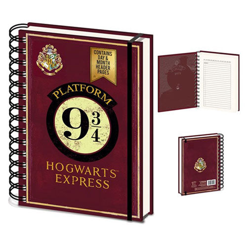 Harry Potter Platform 9 3/4 A5 Wiro Notebook