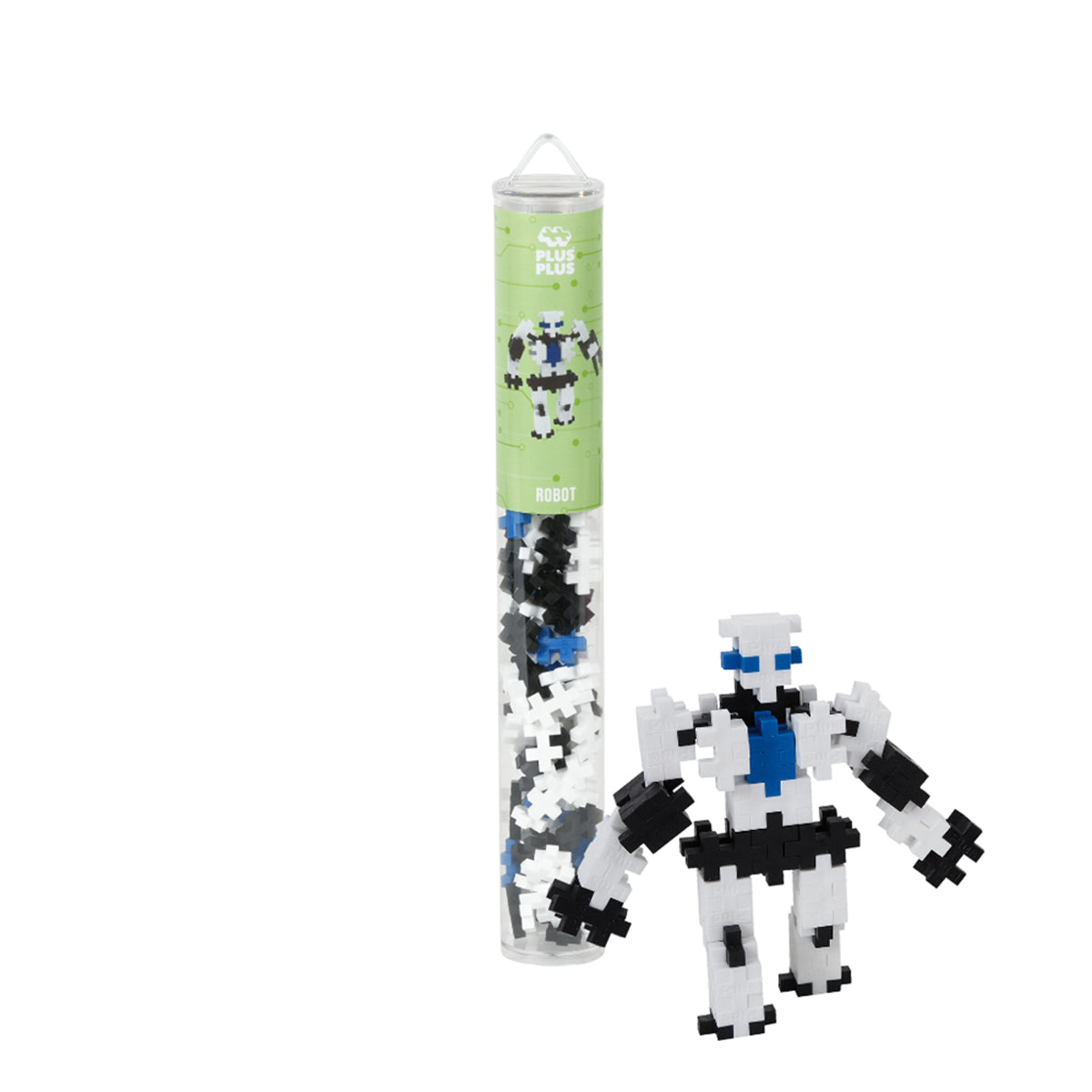 Plus-Plus Robot Building Blocks Tube 100pcs