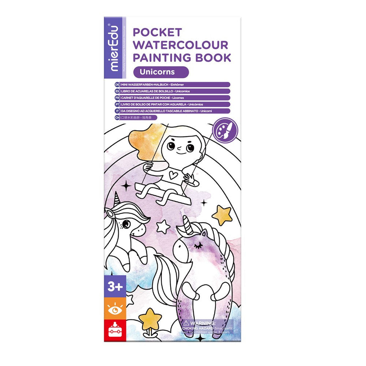 mierEdu Pocket Watercolour Painting Book