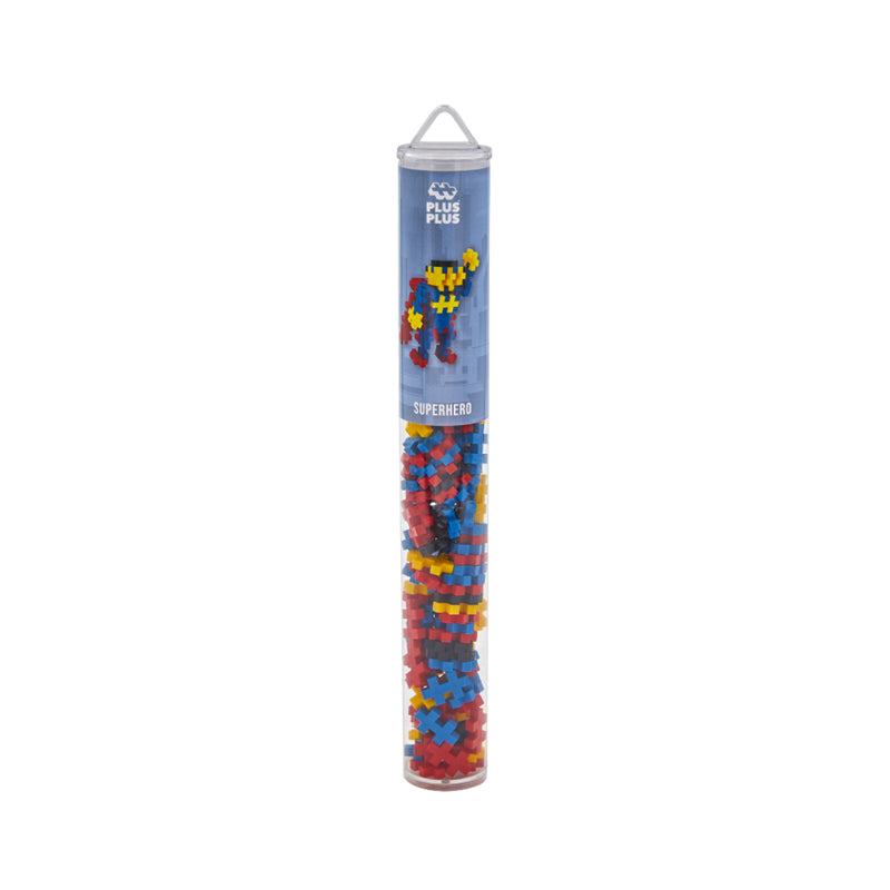 Plus-Plus Superhero Building Blocks Tube 100pcs