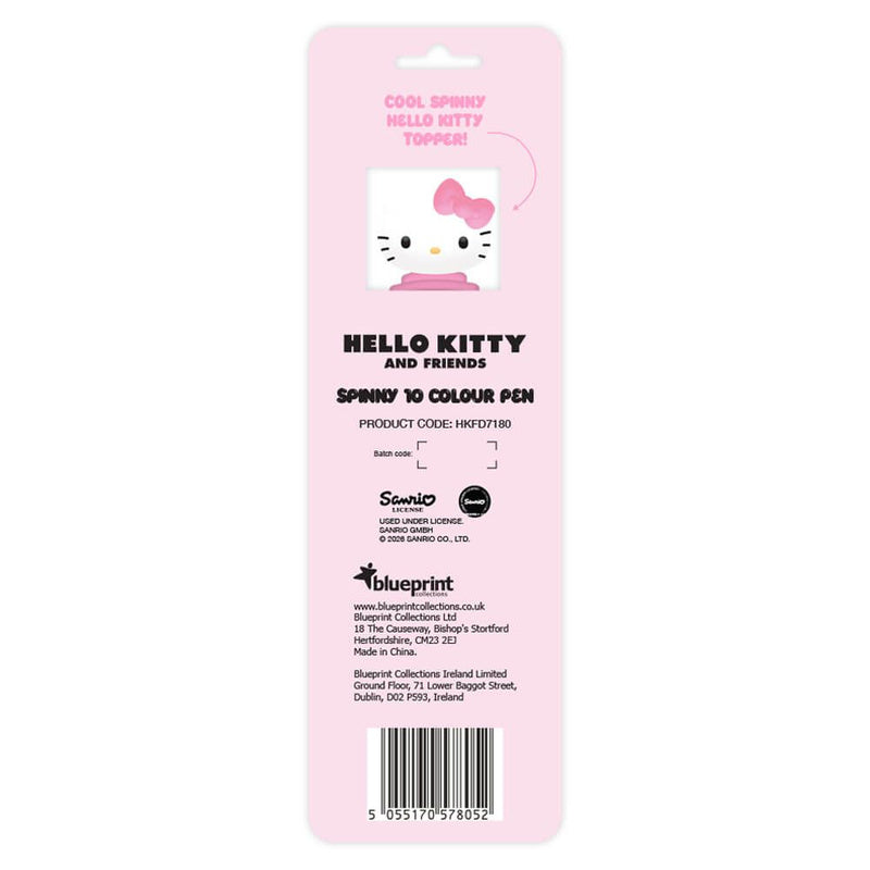 Hello Kitty My Favourite Days Spinny 10-Colour Pen
