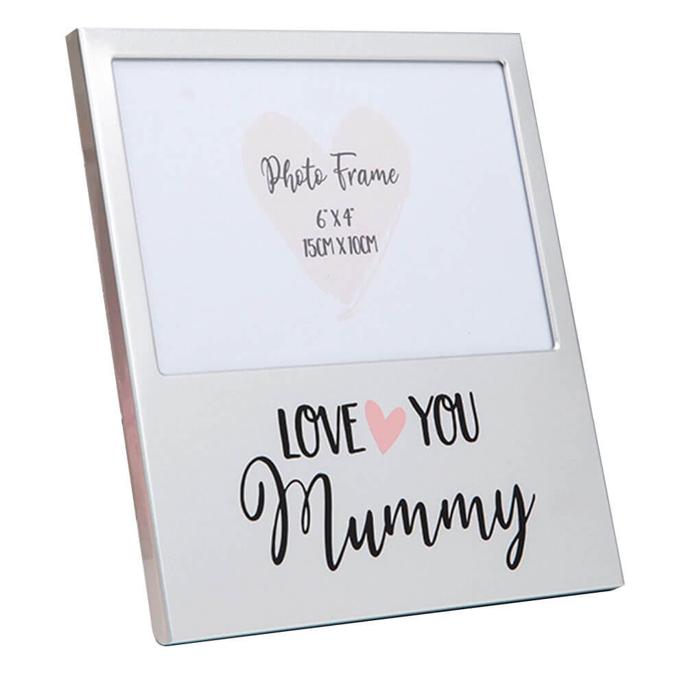  Mothers Day Gifts „Love You“-Fotorahmen aus Aluminium