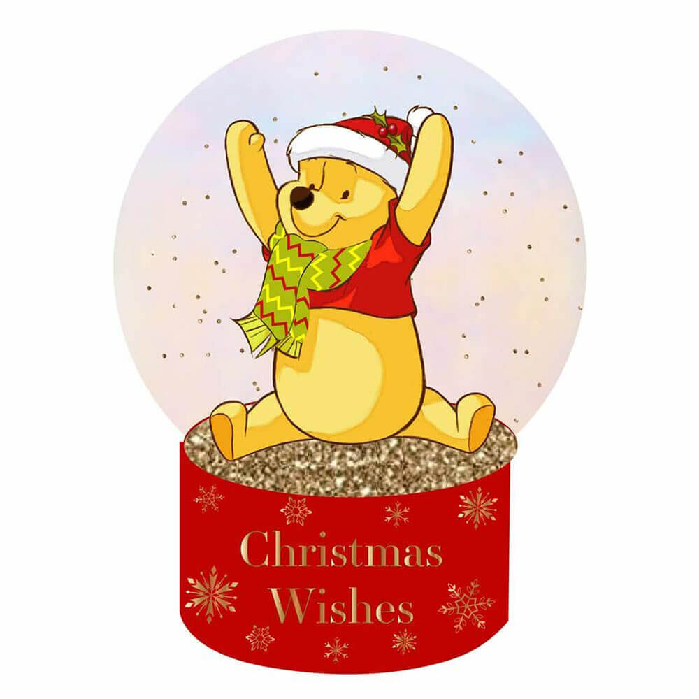 Disney Winnie the Pooh Weihnachts-Schneekugel