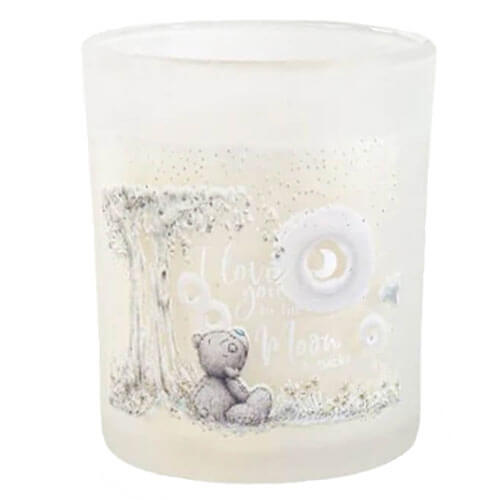 Me to You Moon & Back Candle and Glass Plaque Set