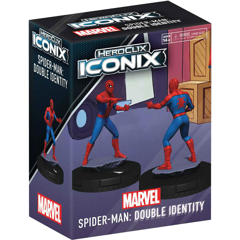 Marvel HeroClix Iconix Spider-Man Double Identity Miniature