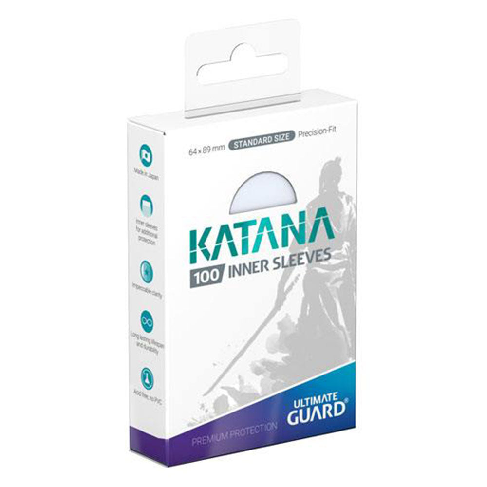 Ultimate Guard Transparent Katana Standard Sleeve 100pc