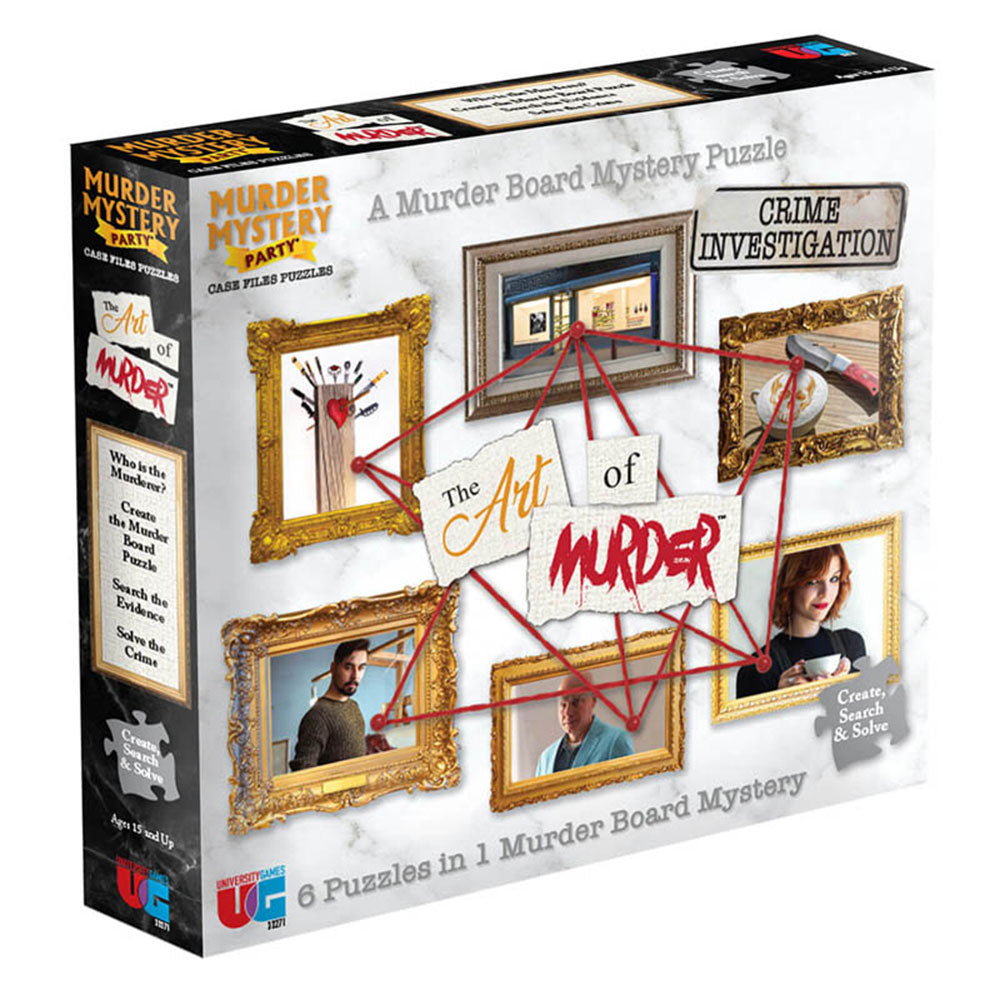 Murder Mystery Party The Art of Murder Puzzle 1000pc