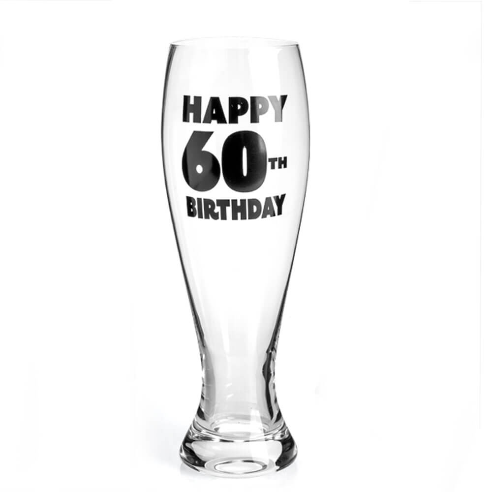 Happy Birthday Pilsner Glass