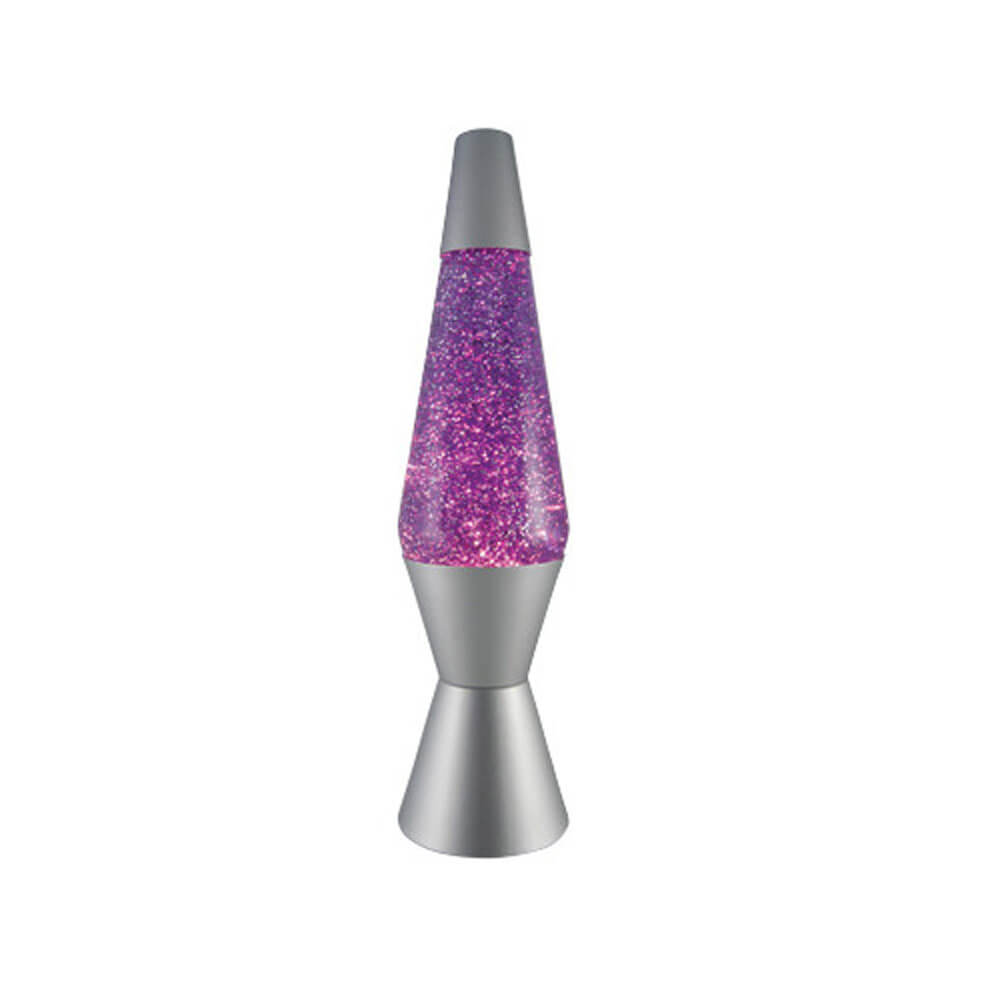 Silver-Purple Diamond Glitter Lamp