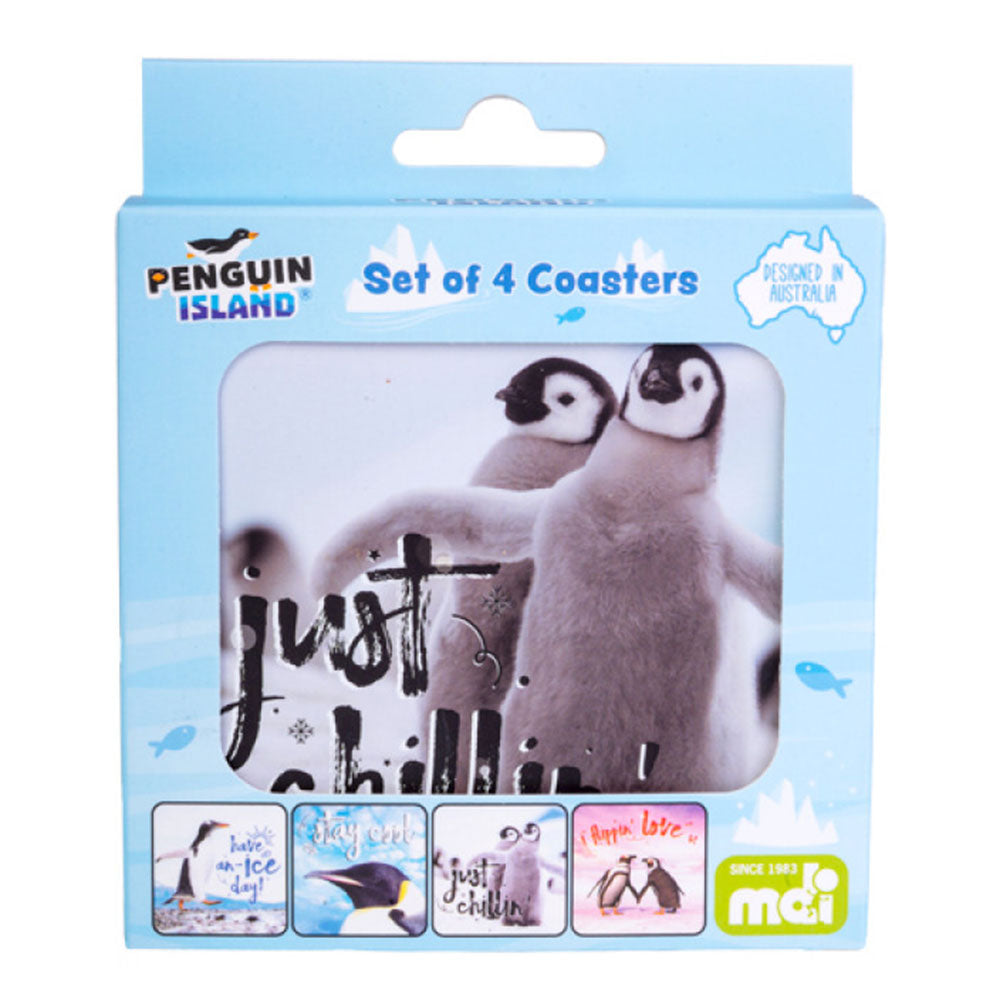 Penguin Coasters Set