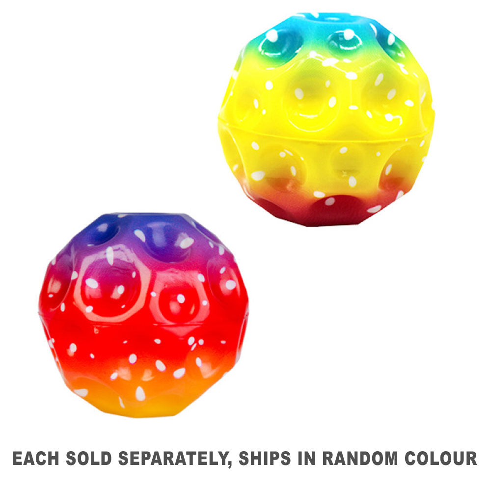 Bouncing Rainbow Asteroid Ball (1pc Random Style)