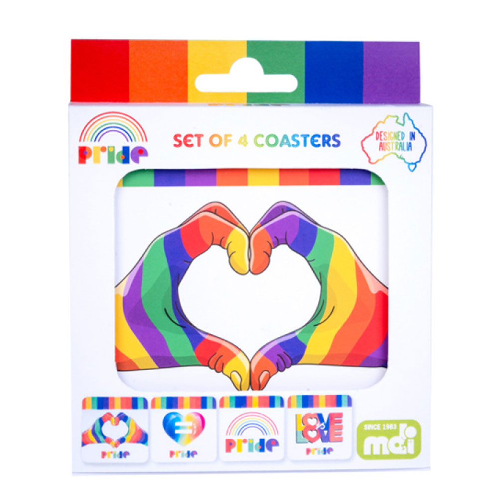 Rainbow Pride Coasters Set
