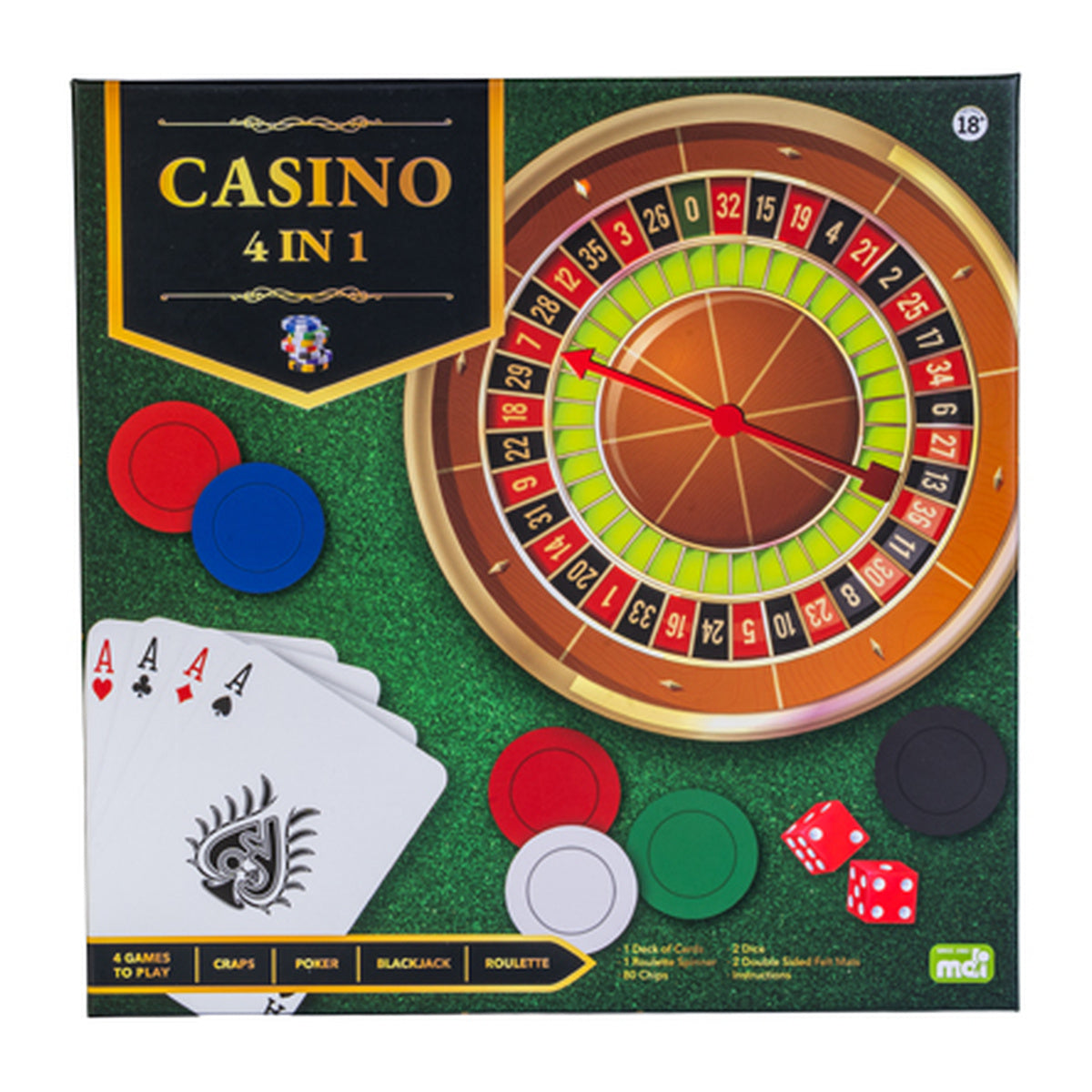 4 in 1 Casino Game
