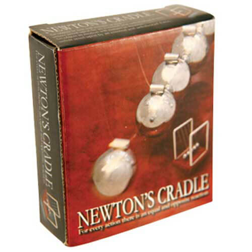 Newton's Cradle w/ Wood Look Base
