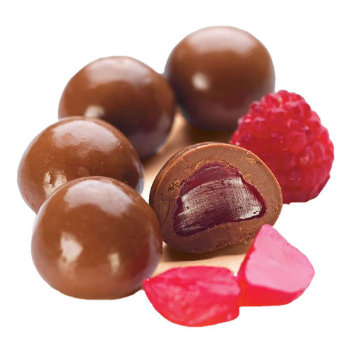 Framboises Au Chocolat Au Lait Premium