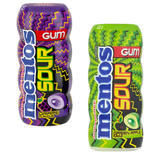 Mentos Sour Gum (10x30g)