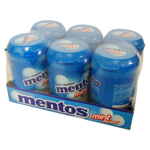 Bottiglie di menta piperita Mentos (6x100g)