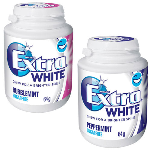 Extra White Gum Bottle (6x64g)