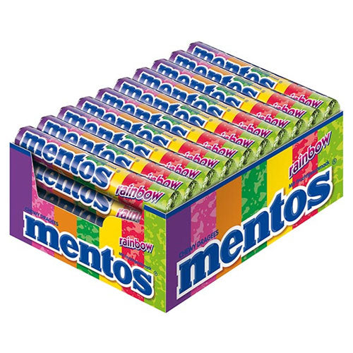 Mentos regnbågsgodis (40x37,5g)