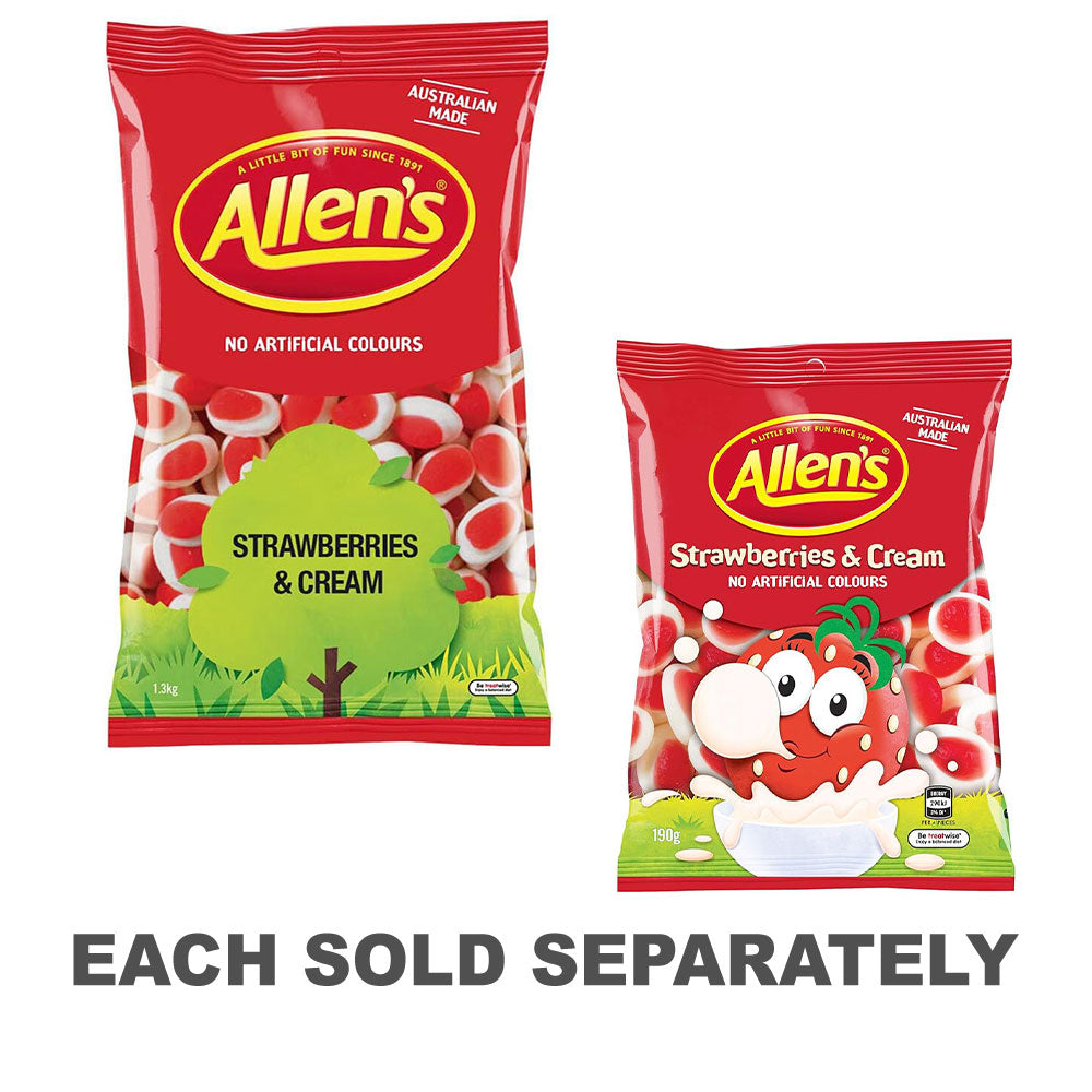Allens jordgubbar och grädde