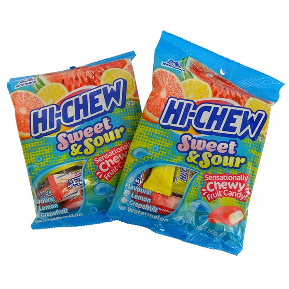 Hi-Chew Sweet and Sour Candy Bags (6x90g)