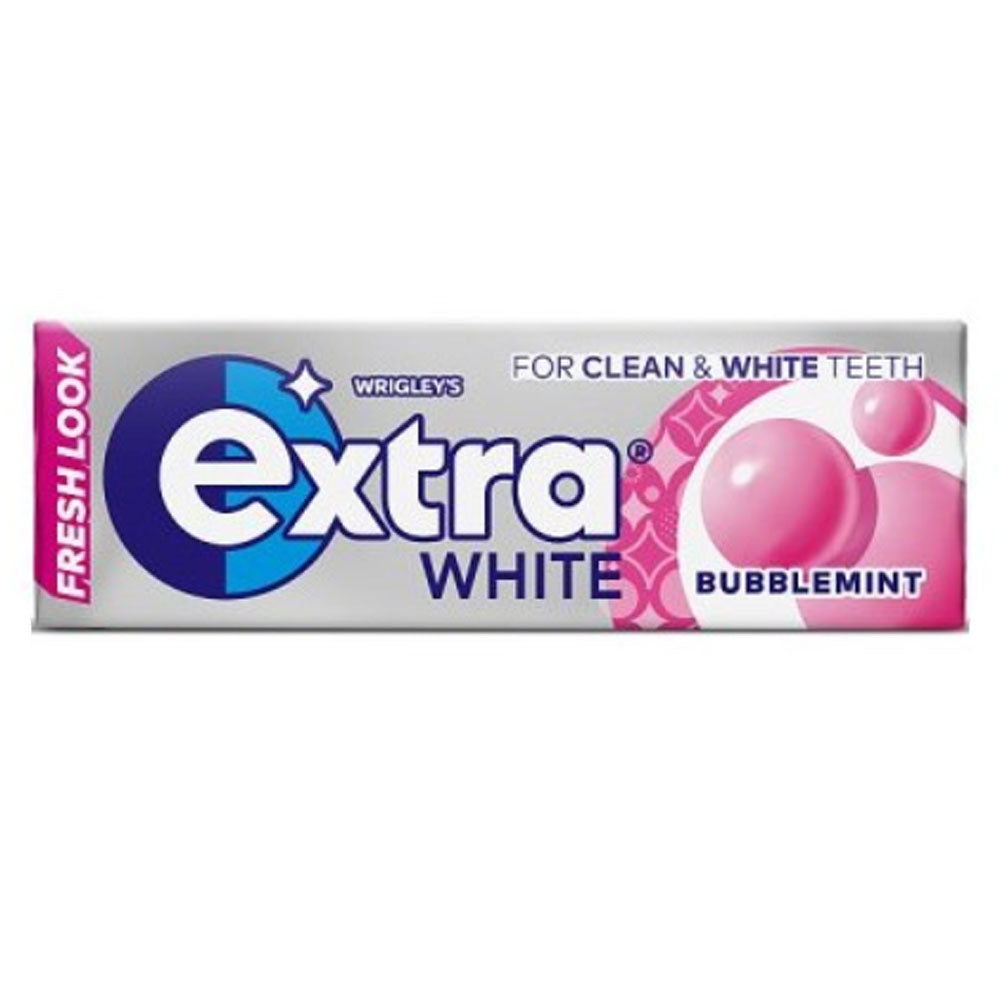 Extra White Bubblemint Gum Packs