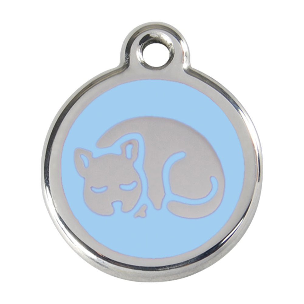 Emaille-Katzenmarken aus Edelstahl für Kätzchen (klein)