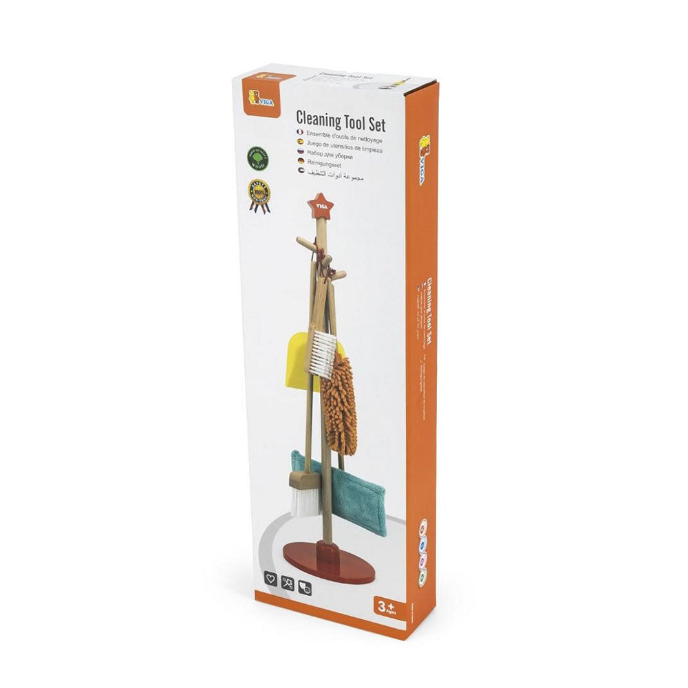 VIGA Wooden Cleaning Tool Pretend Playset