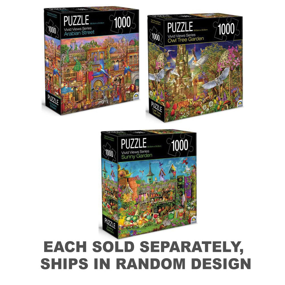 Crown Vivid View Series Puzzle 1000pcs (1pc Random)