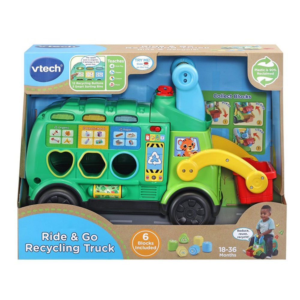 Vtech Ride & Go Recycling Truck Activity Toy