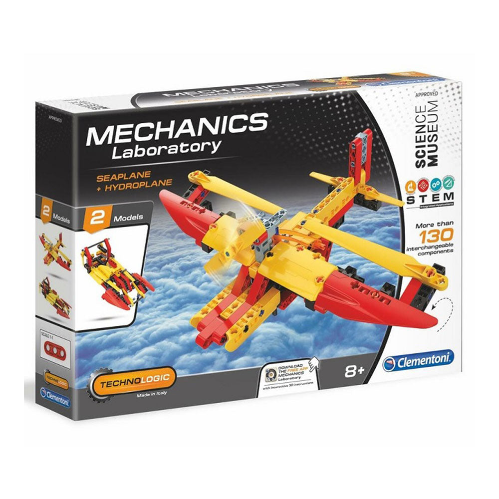 Clementoni Mechanics Lab Seaplane & Hydroplane STEM Kit