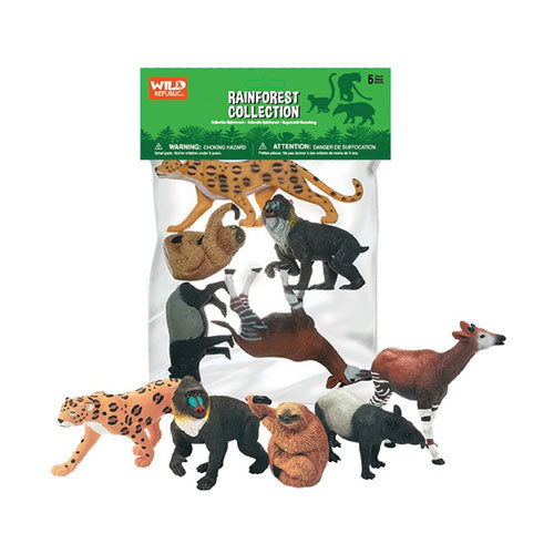 Wild Republic Polybag Animal Figurines 5pcs