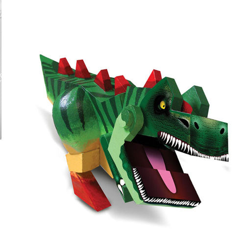 Wood Worx T-Rex Dinosaur Paint Kit