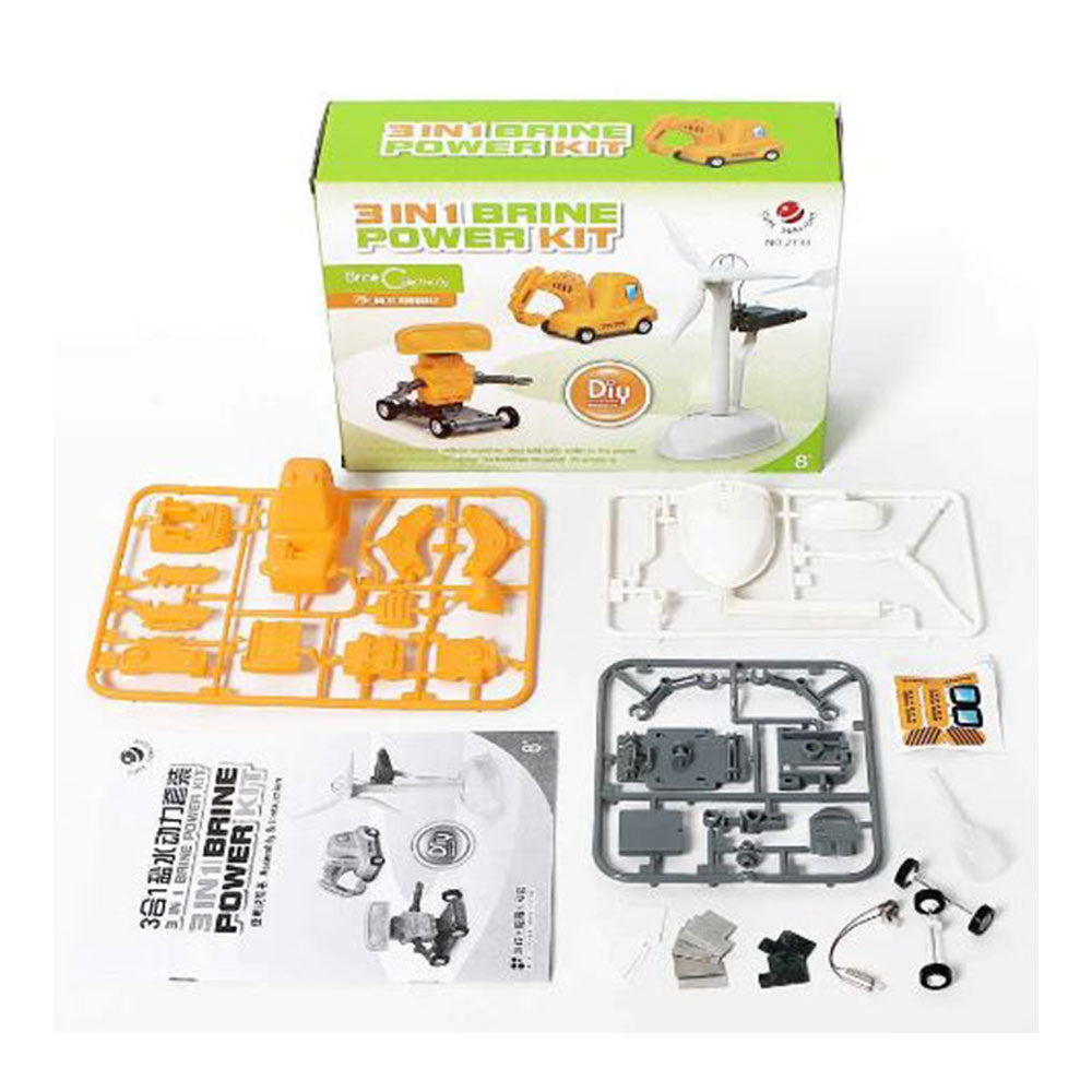 Brine Power Kit 3-in-1 Science Educational Toy