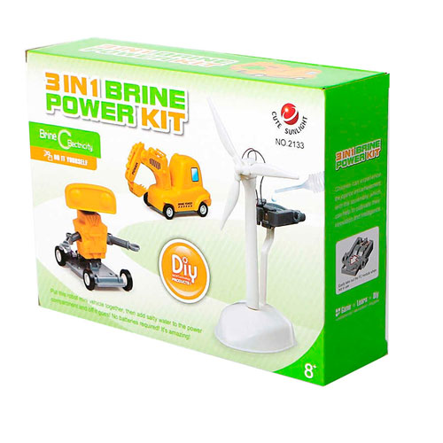 Brine Power Kit 3-in-1 Science Educational Toy