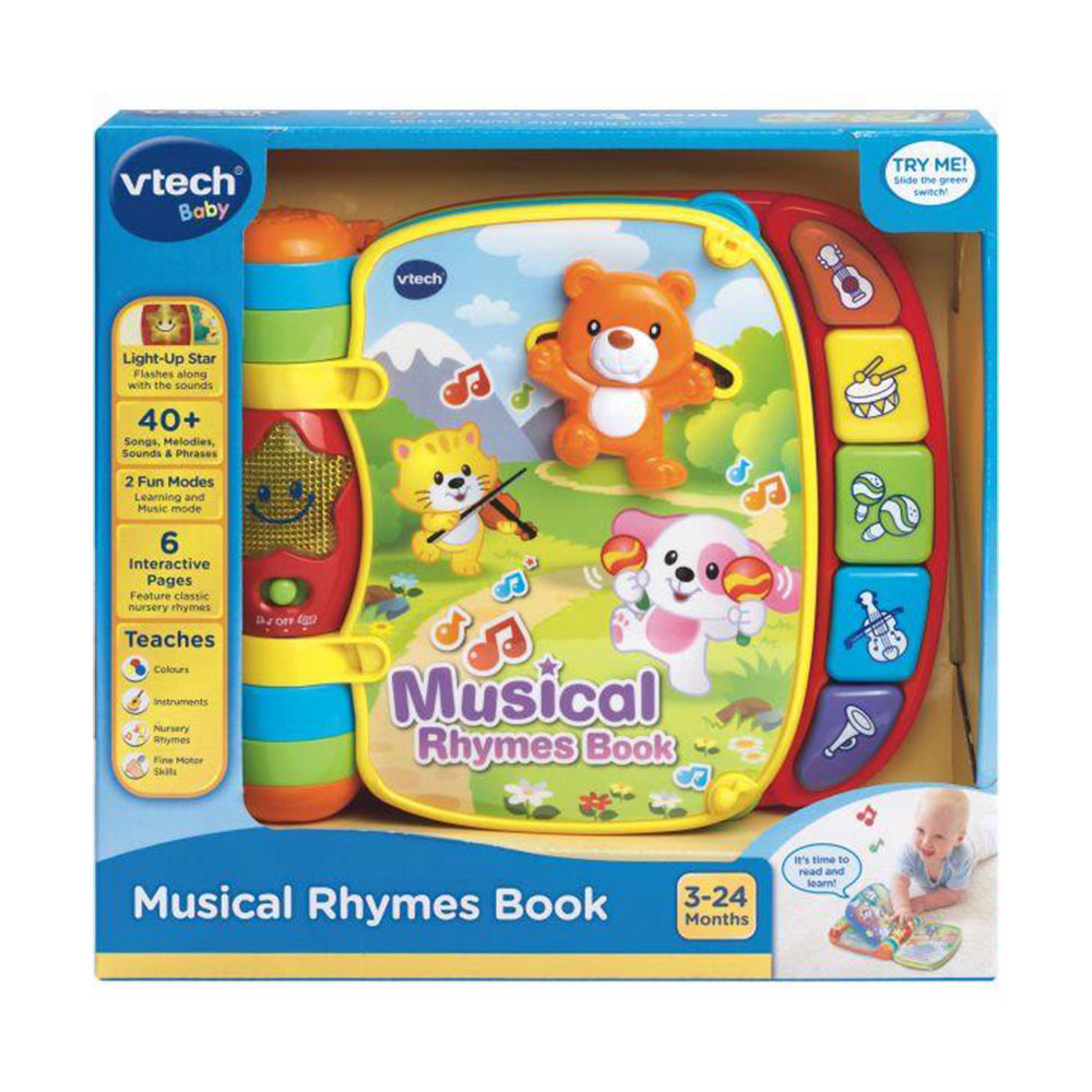 Livre de comptines musicales VTech pour enfants