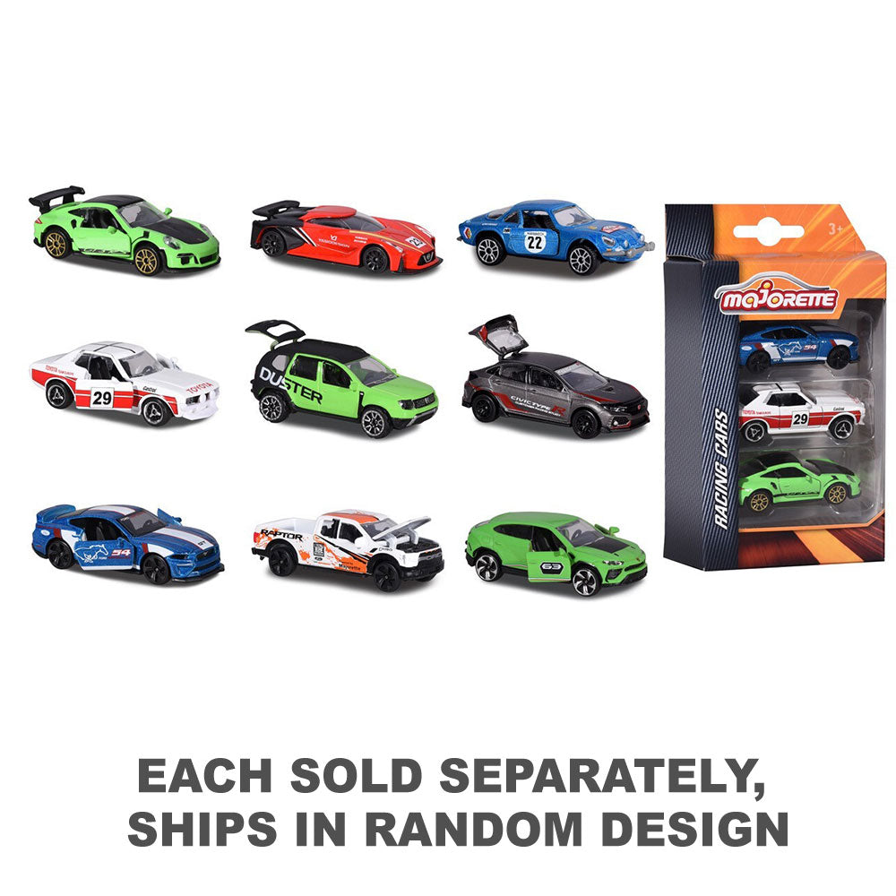 Majorette Racing Car Pack of 3 Set (1pc Random Pack)