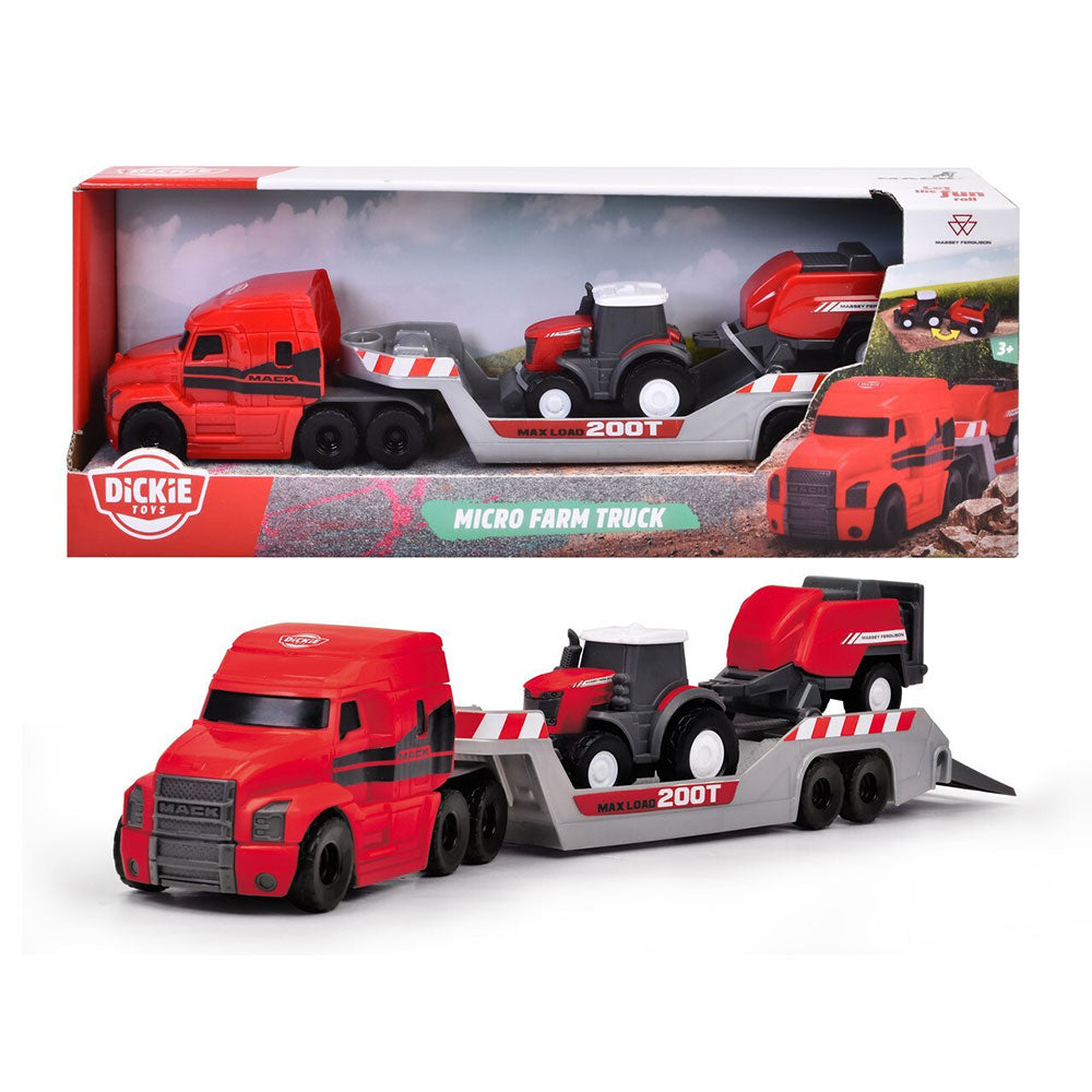 Dickie Toys Massey Ferguson Micro Farm Truck