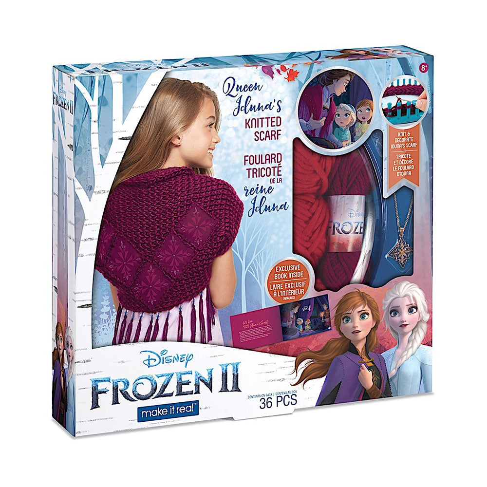 Gjør It til ekte Disney Frozen 2 Queen Idunas strikkede sjal