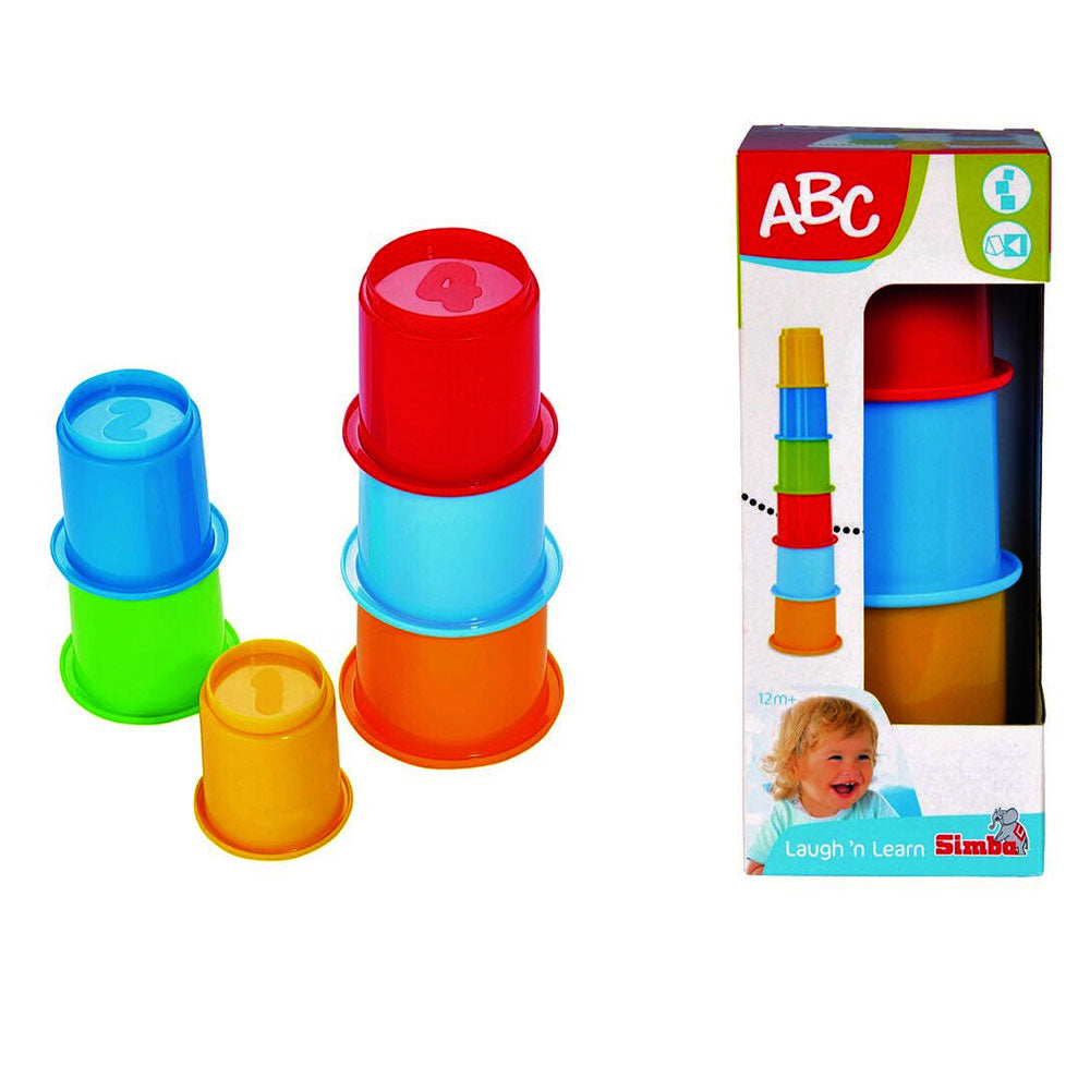 ABC Stacking Cups (Pack of 6)