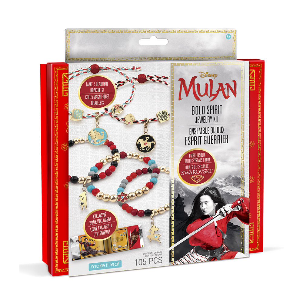 Make It real Disney Mulan kit de joyería de espíritu audaz