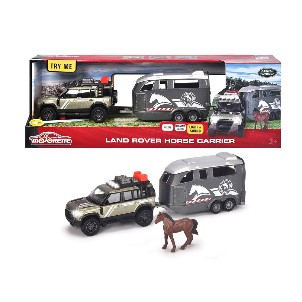 Majorette Land Rover Horse Carrier Model Car