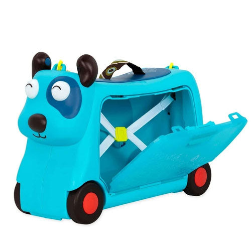 Woofer on the GoGo Ride-On Suitecase Toy