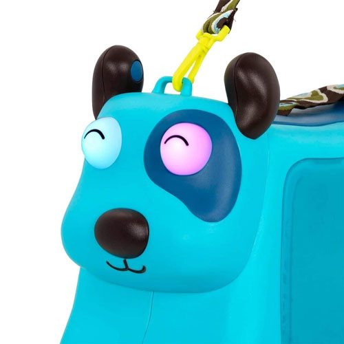 Woofer on the GoGo Ride-On Suitecase Toy