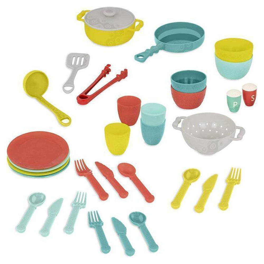 B. Mini Chef Toy Kitchen Cooking Playset