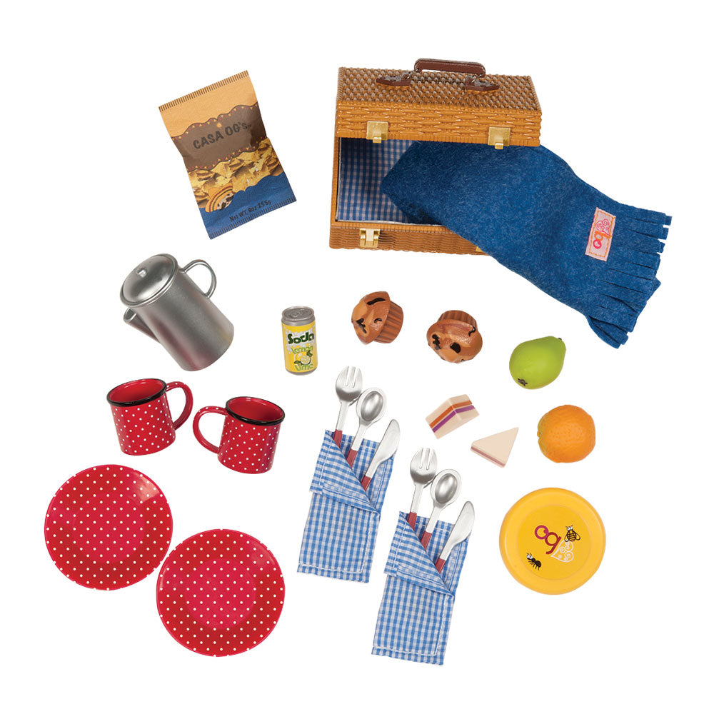 Our Generfation Packed for a Picnic 24-Piece Playset