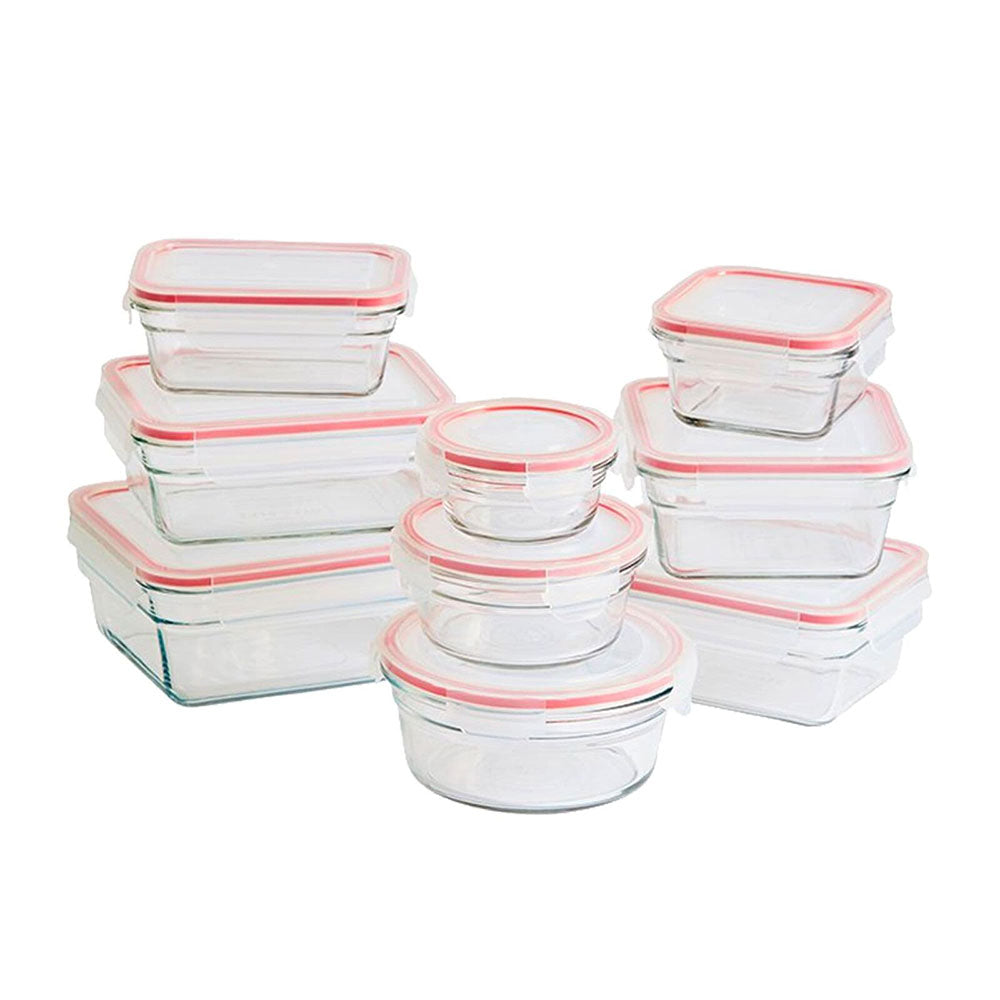 Glasslock ovn trygt temperert glassblanding sett