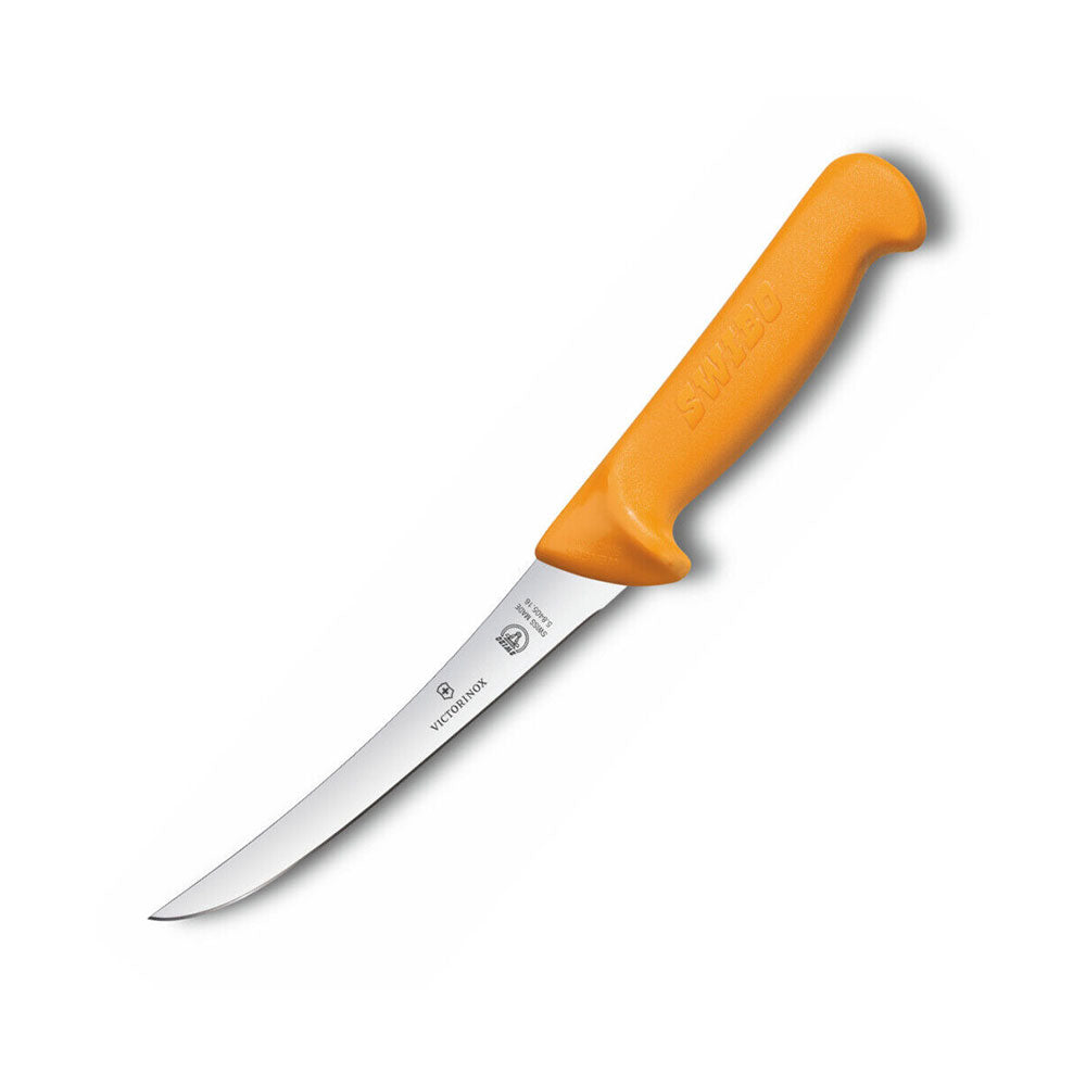 Swibo Curved Blade Boning Knife 16cm (Yellow)