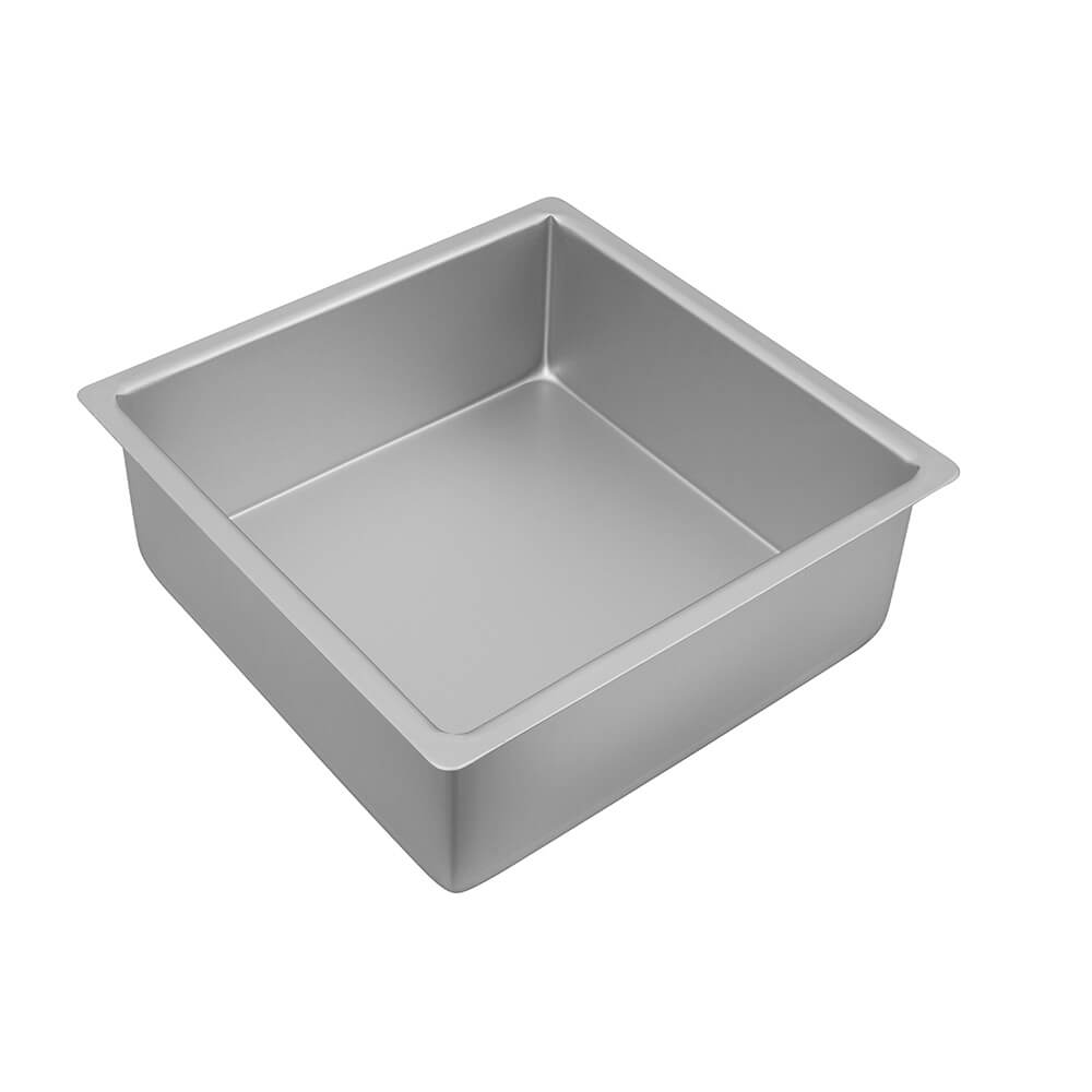Bakemaster Square Deep Pan (Silver Anodised)